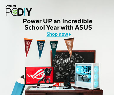 ASUS PCDIY - Power UP an Incredible School Year with ASUS - Shop Now - SHOP NOW