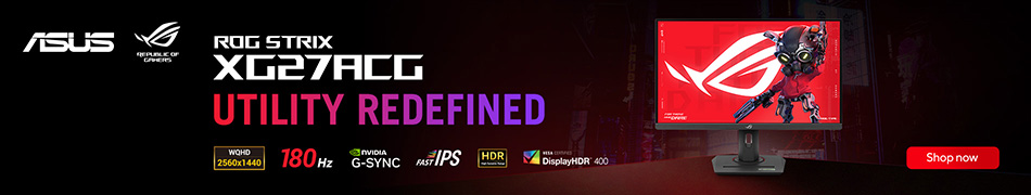 ASUS ROG Strix XG27ACG - Utility Redefined - Shop Now