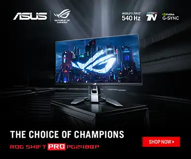 ASUS - The choice of champions. ROG Swift Pro PG248QP Monitor - Shop Now