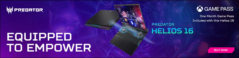 Acer Predator Helios 16 PH16-72-9110 16" Gaming Laptop Computer - Abyssal Black
