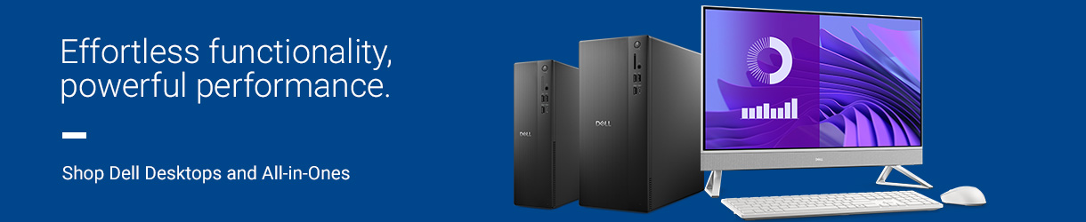 Effortless functionality, powerful performance. Shop Dell Desktops and All-in-Ones