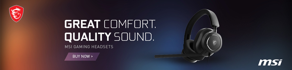 MSI Gaming Headsets. Great comfort. Quality sound. MSI gaming headsets