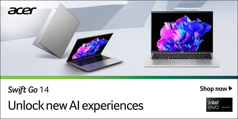 Acer Swift Go 14 - Unlock new AI experiences - Shop Now