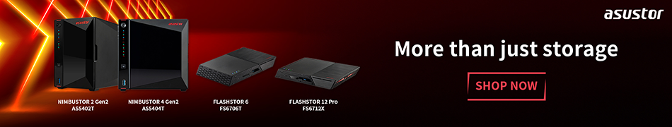 Asustor - More than just storage. NIMBUSTOR 2 Gen 2 AS5402T, NIMBUSTOR 4 Gen 2 AS5404T, FLASHSTOR 6 FS6706T, FLASHSTOR 12 PRO FS6712X - Shop Now