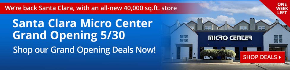 Santa Clara Grand Opening 5/30, hurry deads expire 6/15!