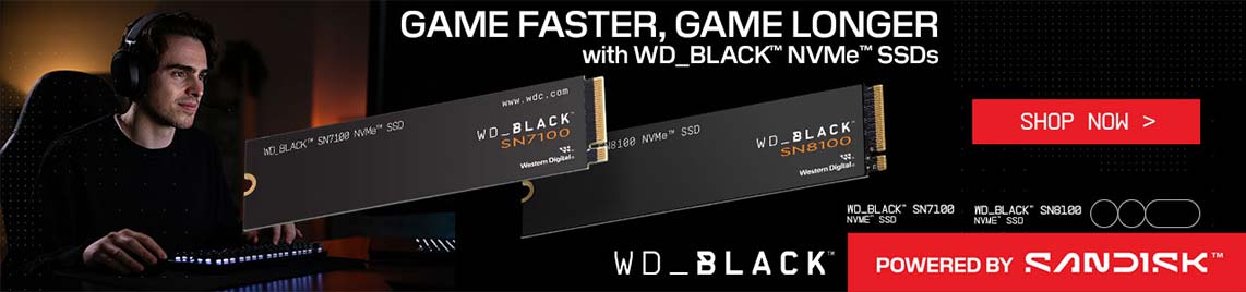Game Faster, Game Longer with WD Black NVMe SSDs