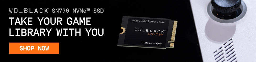 WD Black SN770 NVMe SSD - Take Your Game Library with You - Shop Now
