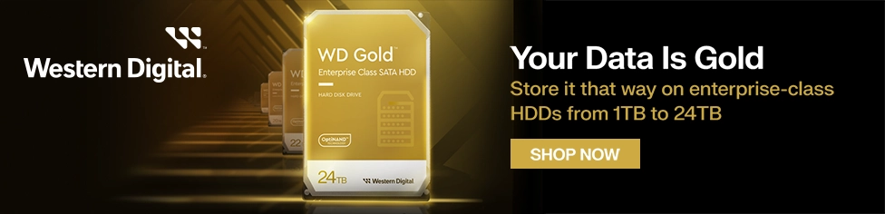 Western Digital - Your Data is Gold. Store it that way on enterprise-class HDDs from 1TB to 24TB - Shop Now