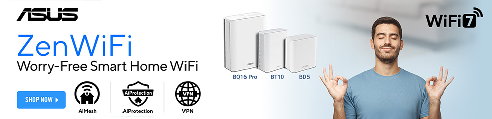 ASUS ZenWiFi. Find your zen with worry-free WiFi.