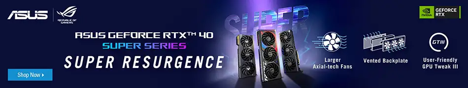 ASUS GeForce RTX 40 Super Series - Super Resurgence - Shop Now