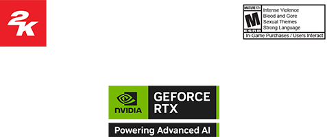 RATED M Mature 17+; Partner Logo: GAME SCIENCE; NVIDIA GeForce RTX Powering AI