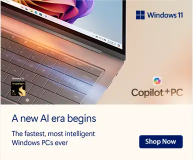 A new AI era begins. The fastest, most intelligent Windows PCs ever. Windows 11 Copilot PC - Shop Now