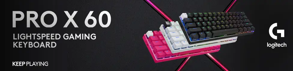 Lightspeed Gaming Keyboard. Logitech Pro X 60