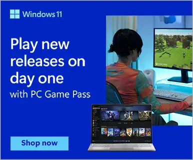 Microsoft Windows - Play new releases on day one with PC Game Pass- Shop Now