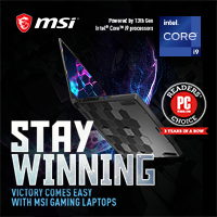 Stay Winning - Victory comes easy with MSI gaming laptops
