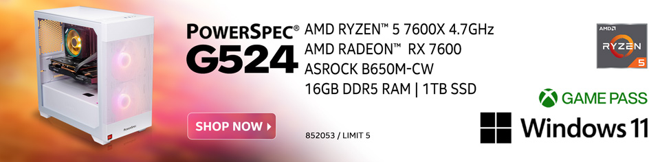 PowerSpec G524 Gaming PC