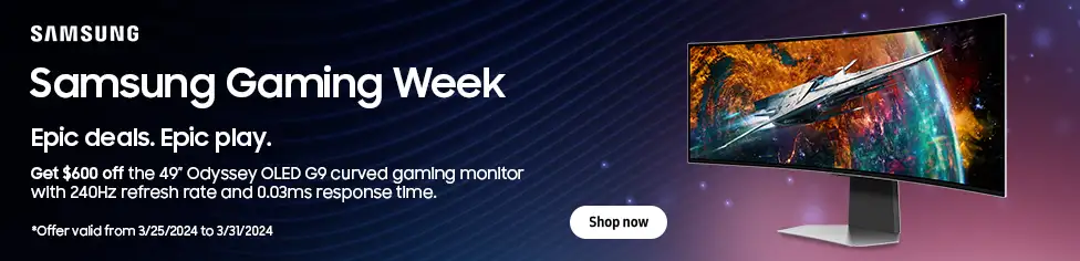Samsung Gaming Monitor Week
