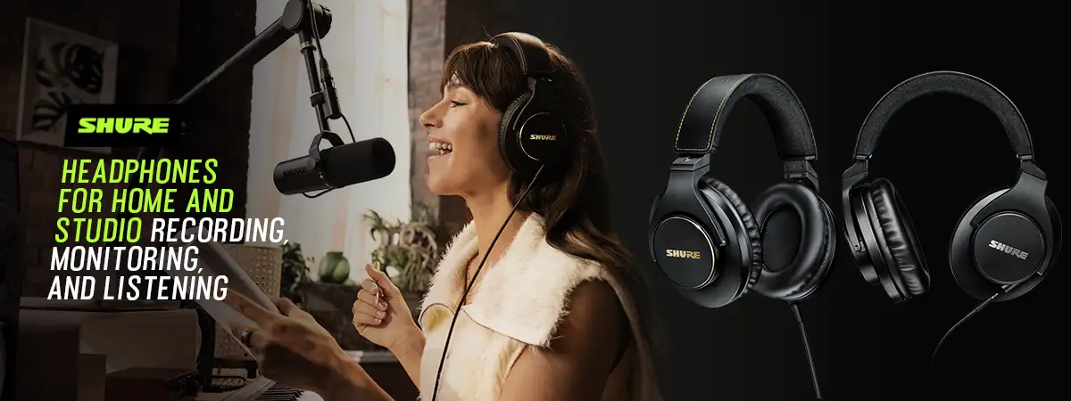 Shure Headphones for Home and Studio Recording, Monitoring, and Listening