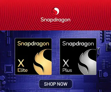 Snapdragon X Elite and Snapdragon X Plus. Shop Now