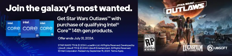 Intel Star Wars Outlaws.