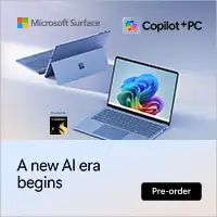 Microsoft Surface. Copilot+PC. A new era begins - Pre-order